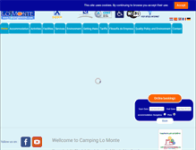 Tablet Screenshot of campinglomonte-alicante.es